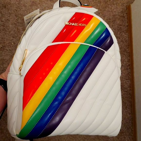Michael Kors rainbow collection backpack
